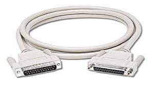 SCSI I DB-25-pin male to female
